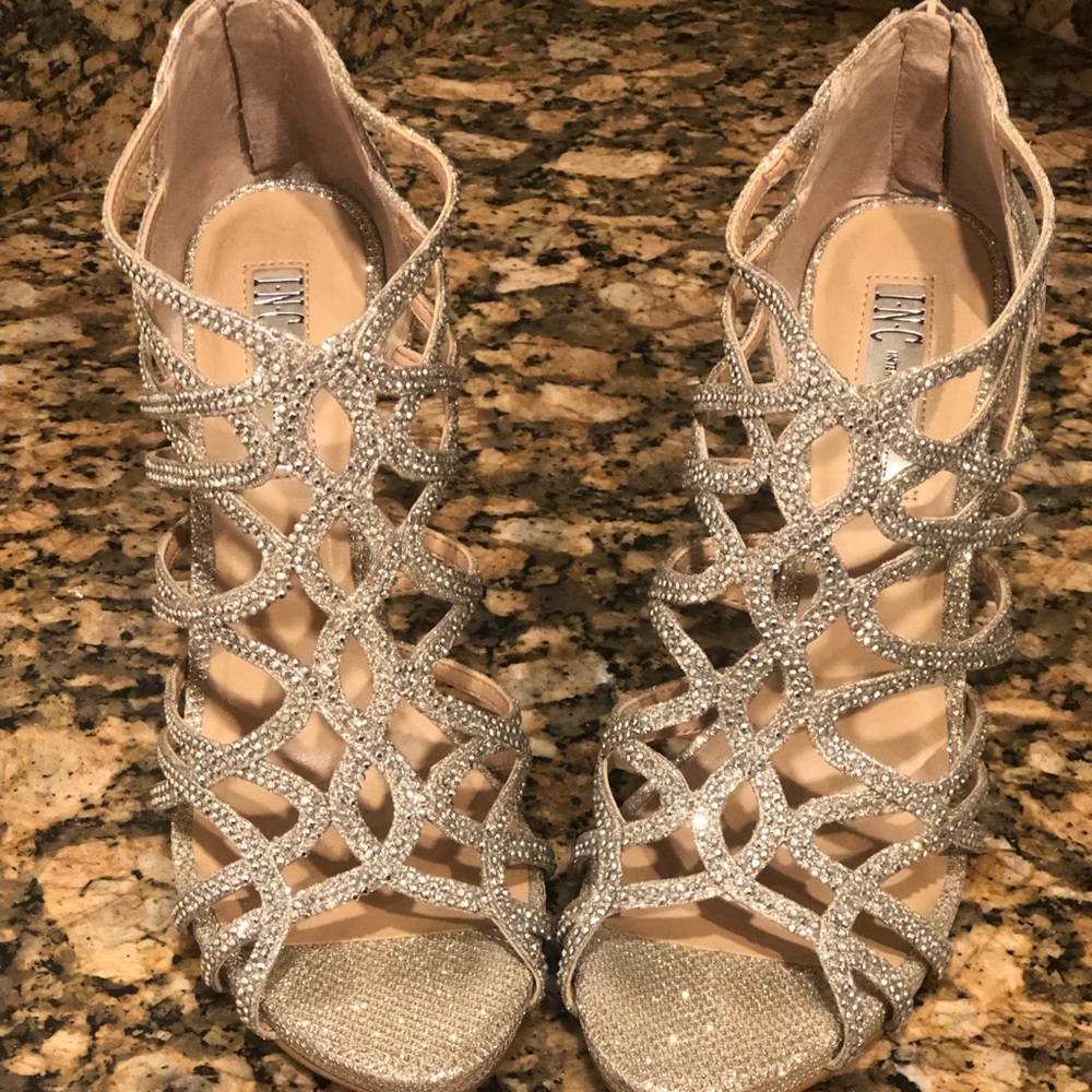 New INC International Concepts Sharee Rhinestone Heels